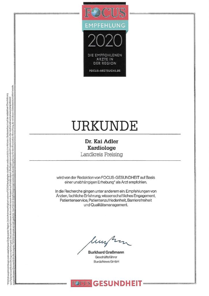 Focus Gesundheit Dr. Kai Adler